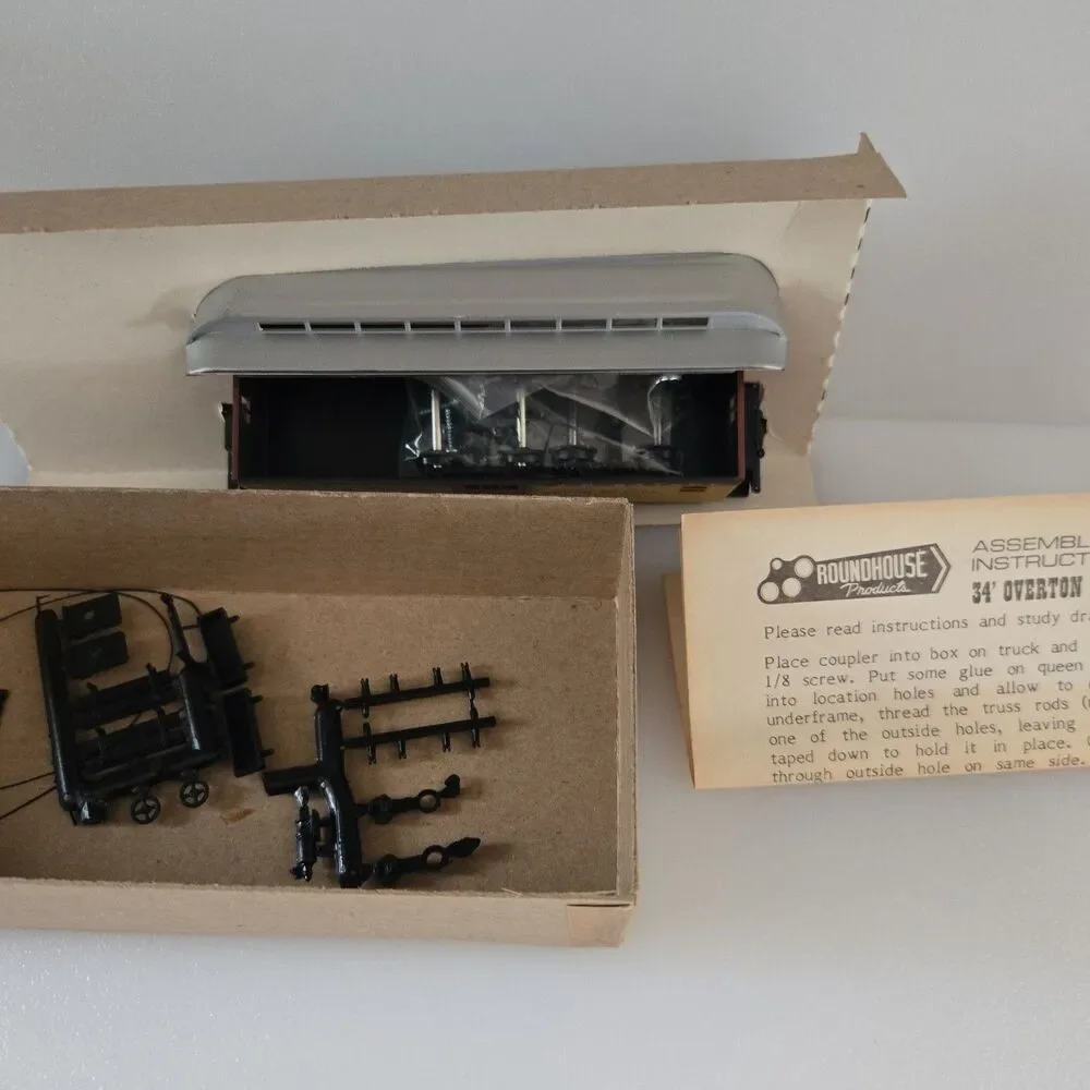 VTG Roundhouse HO Barnum & Bailey Circus Baggage Car Kit #3795 Clyde Beatty